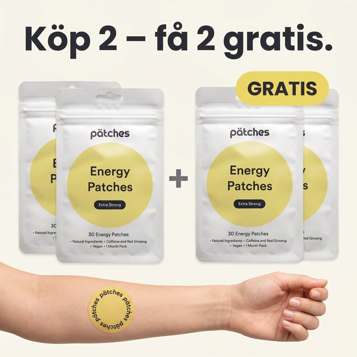 Energy Pätches, köp 2 få 2 gratis